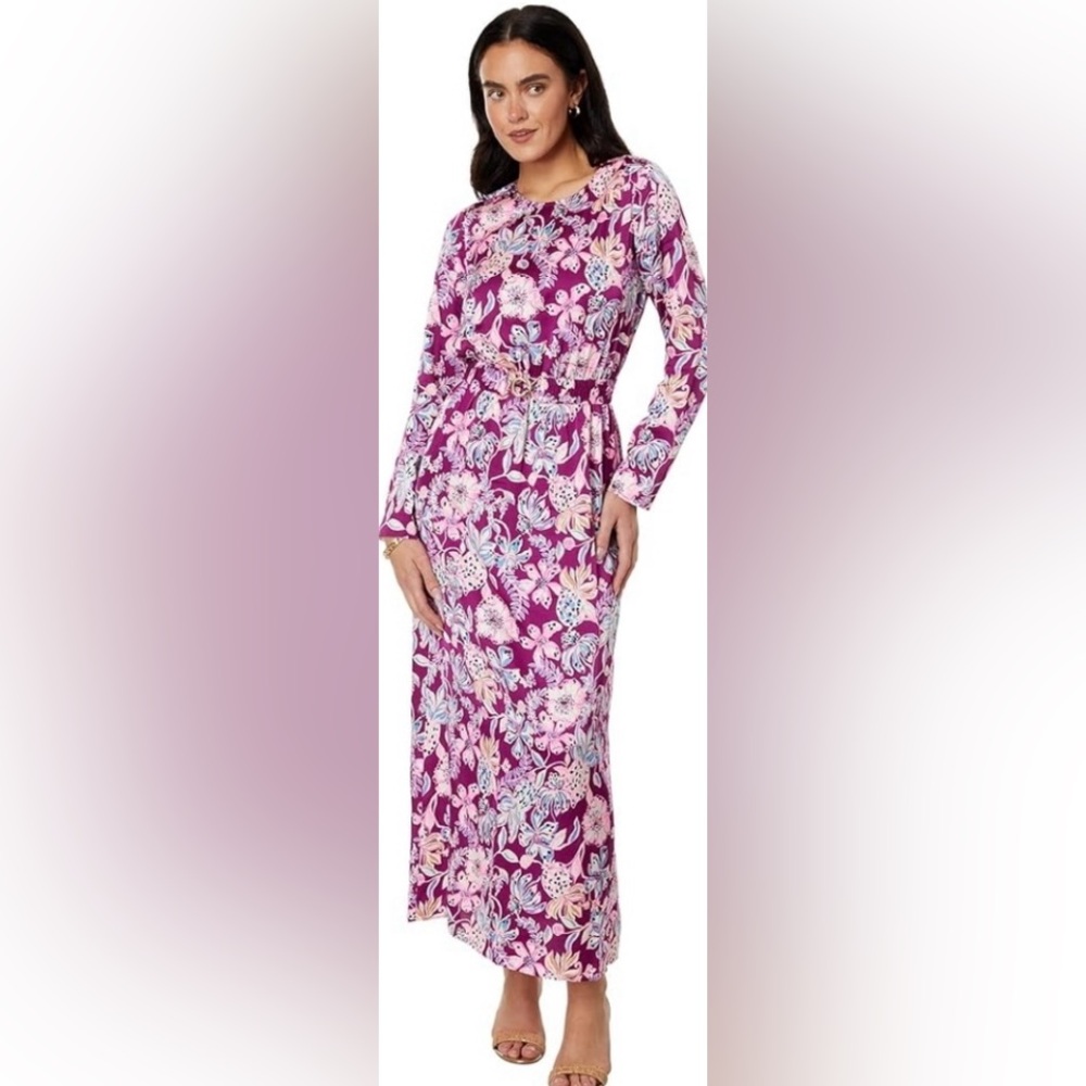 Lilly Pulitzer Pink / Purple Maxi Dress